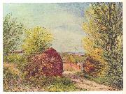 Alfred Sisley Weg in Veneux Nadon im Fruhling oil painting